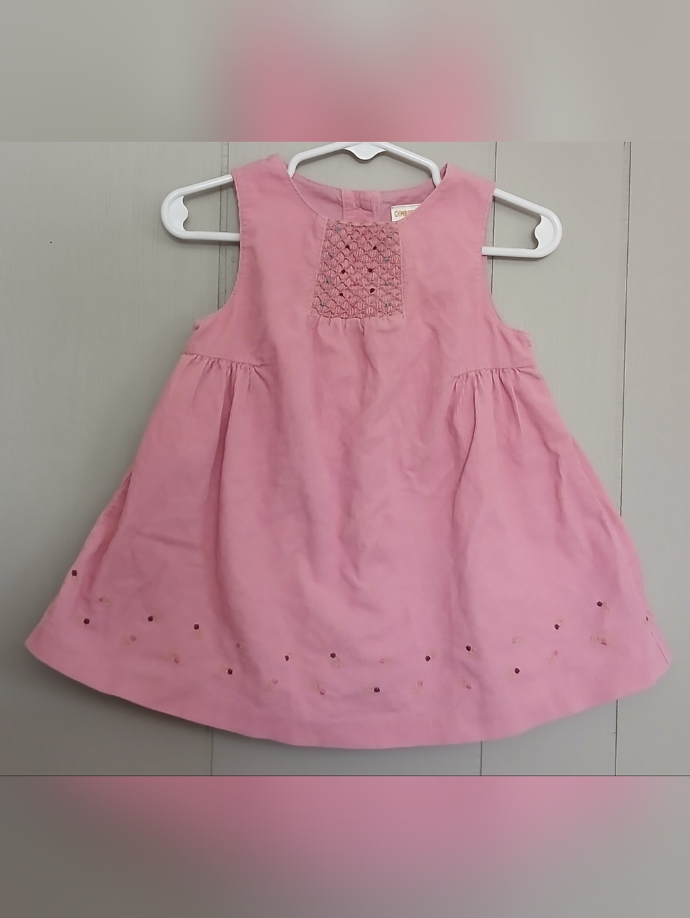 Gymboree Trail Mix Girls 6-12 Months Corduroy Dress